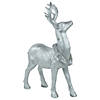 Northlight 10.75" Silver Reindeer Glittered Christmas Tabletop Decoration Image 2