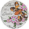 Northlight 10" Bless this Garden Outdoor Floral Garden Stone Image 1