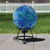 Northlight 10" Blue  White and Green Swirl Designed Outdoor Patio Garden Gazing Ball Image 2