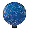 Northlight 10" Blue  White and Green Swirl Designed Outdoor Patio Garden Gazing Ball Image 3