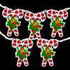 Northlight 10-Count Candy Cane Christmas Light Set - 6ft White Wire Image 1