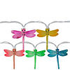 Northlight 10-Count Dragonfly Summer Garden Outdoor Patio Lights 7.25ft White Wire Image 1