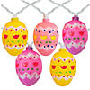 Northlight 10-count pastel multi-color easter egg string light set  7.25ft white wire Image 1