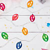 Northlight 10-Count Pearl Multi-Colored Easter Egg String Light Set  7.25ft White Wire Image 1