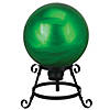 Northlight 10" Emerald Green Shiny Outdoor Garden Gazing Ball Image 1