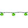 Northlight 10 green irish shamrock st patrick's day string lights - 7.25ft green wire Image 1
