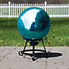 Northlight 10" Mirrored Turquoise Blue Outdoor Patio Garden Gazing Ball Image 2