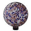 Northlight 10" Purple and White Swirl Designed Outdoor Garden Gazing Ball Image 3