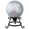 Northlight 10" Silver Mirrored Garden Gazing Ball Image 1