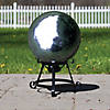 Northlight 10" Silver Mirrored Garden Gazing Ball Image 2