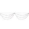 Northlight 100-Count Red and Blue 4th of July Mini Swag Light Set  6ft White Wire Image 1