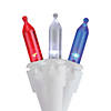 Northlight 100-Count Red  White and Blue LED Mini Fourth of July Light - 32.75 ft White Wire Image 1