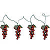 Northlight 100-Count Red Winery Grape Patio Novelty Christmas Light Set  5ft Green Wire Image 1