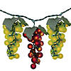 Northlight 100-Count Yellow and Red Grape Clusters Christmas Light - 5ft Green Wire Image 1