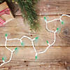Northlight 100 Green LED Mini Christmas Lights - 33 ft White Wire Image 1