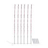 Northlight 108 Pink Pre-Lit LED Branch Patio Outdoor Garden Novelty Christmas Light Stakes - 8.5 ft White Wire Image 1