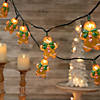 Northlight 10ct Gingerbread Man Christmas Lights  Clear Lights  Green Wire Image 1