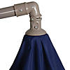 Northlight 10ft Offset Outdoor Patio Umbrella with Hand Crank  Navy Blue Image 2