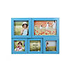 Northlight 11.5 Blue Multi-Sized Puzzled Photo Picture Frame Collage Wall Decoration Image 1