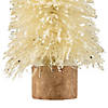 Northlight 11.5" Glittered Cream Sisal Christmas Tree Decoration Image 3