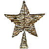 Northlight 11.5" Lighted Rattan Star Christmas Tree Topper - Clear Lights Image 4