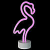 Northlight 11.5" Pink Flamingo LED Neon Style Table Sign Image 2