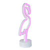 Northlight 11.5" Pink Flamingo LED Neon Style Table Sign Image 3
