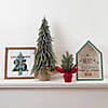 Northlight 11.75" Green Merry Christmas 3-D House Wall Sign Image 3