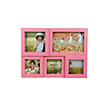 Northlight 11.75" Pink Multi-Sized Puzzled Picture Collage Frame Wall Decor Image 1