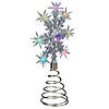 Northlight 11" LED Lighted Coloring Changing Twinkling Snowflake Christmas Tree Topper Image 2