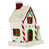 Northlight 11" White and Red Peppermint Candy House Christmas Decoration Image 3