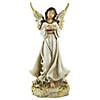 Northlight 11" White Serene Angel with Dove Figure Image 1