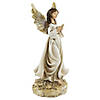 Northlight 11" White Serene Angel with Dove Figure Image 2