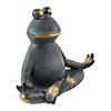 Northlight 12.25" Frog in Lotus Yoga Position Garden Statue Image 2