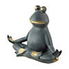 Northlight 12.25" Frog in Lotus Yoga Position Garden Statue Image 3