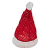 Northlight 12.25" Lighted Santa Hat Christmas Tree Topper  Clear Lights Image 3
