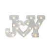 Northlight 12.75" White "JOY" LED Christmas Marquee Wall Sign Image 1