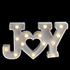 Northlight 12.75" White "JOY" LED Christmas Marquee Wall Sign Image 2