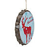 Northlight 12" Blue and Red Happy Holidays Christmas Wall Decor Image 2