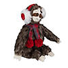 Northlight 12-Inches Plush Brown Sitting Sloth Christmas Tabletop Decoration Image 3