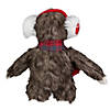 Northlight 12-Inches Plush Brown Sitting Sloth Christmas Tabletop Decoration Image 4