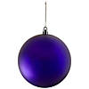 Northlight 12ct Indigo Blue Shatterproof 4-Finish Christmas Ball Ornaments 4" (100mm) Image 2