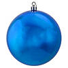 Northlight 12ct Lavish Blue Shatterproof Christmas Ball Ornaments 4" (100mm) Image 2
