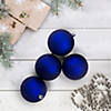 Northlight 12ct Matte Royal Blue Shatterproof Christmas Ball Ornaments 4" (100mm) Image 1