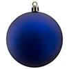 Northlight 12ct Matte Royal Blue Shatterproof Christmas Ball Ornaments 4" (100mm) Image 2