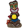 Northlight 13.75" Solar Lighted Polynesian Outdoor Garden Smiling Tiki Statue Image 1