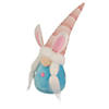 Northlight 13" blue and pink girl easter bunny gnome Image 2