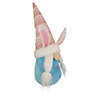Northlight 13" blue and pink girl easter bunny gnome Image 3