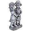 Northlight 13" Boy and Girl Apple Picking Outdoor Garden Statue Image 3