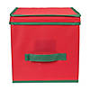 Northlight 13" Christmas Ornament Storage Box with Removable Dividers Image 1